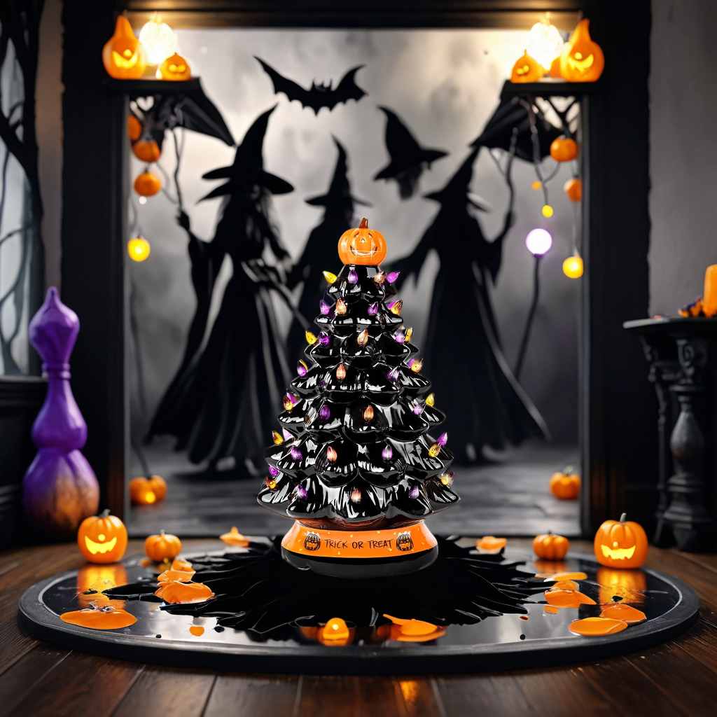 Jack-O'-Lantern Glow Tree